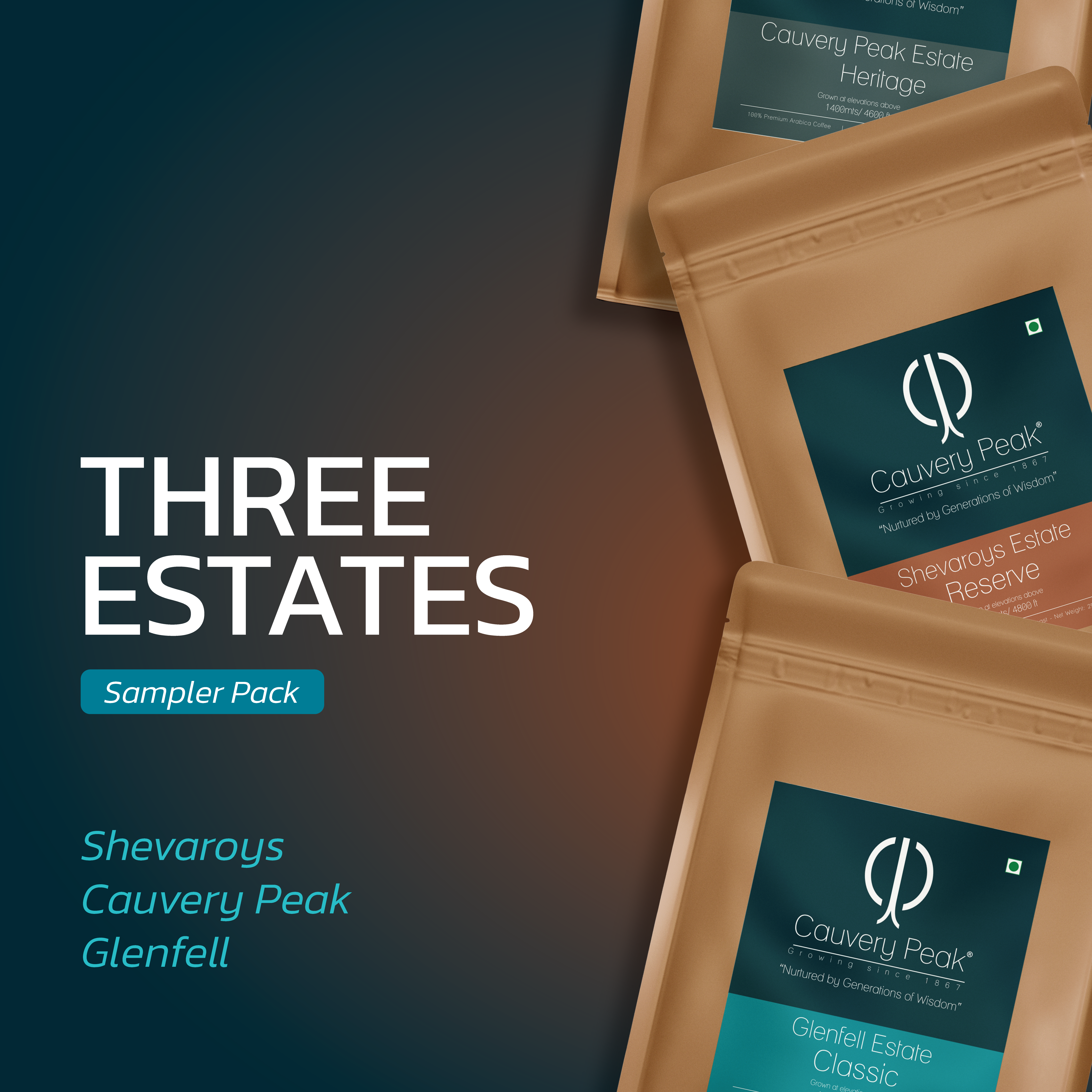 3 SINGLE ESTATES SAMPLER PACK