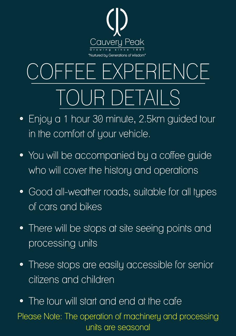 COFFEE EXPERIENCE TOUR